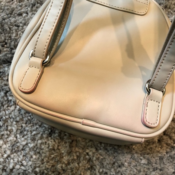 DAVID JONES MINI BACKPACK IN CREAM - Picture 4 of 7